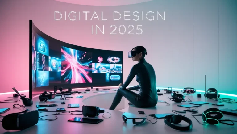 Цифровой дизайн в 2025 году: Тренды, технологии и будущее визуального контента